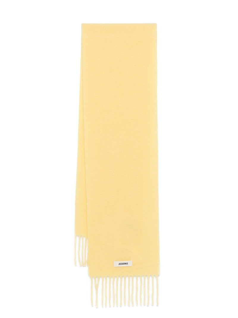 JACQUEMUS - écharpe L'Écharpe Carro jaune - Lothaire