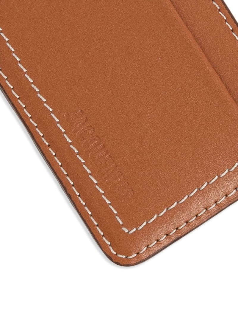 JACQUEMUS - Porte-cartes Cuerda cognac